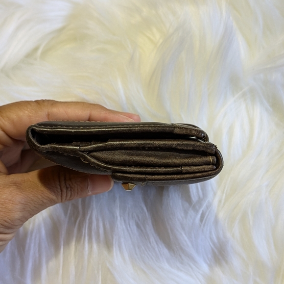 Gucci leather and GG monogrammed canvas compact wallet - Picture 6 of 9